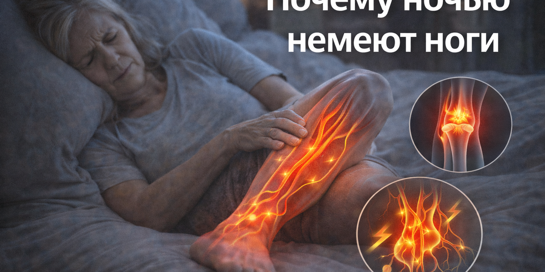 Почему ночью немеют ноги?