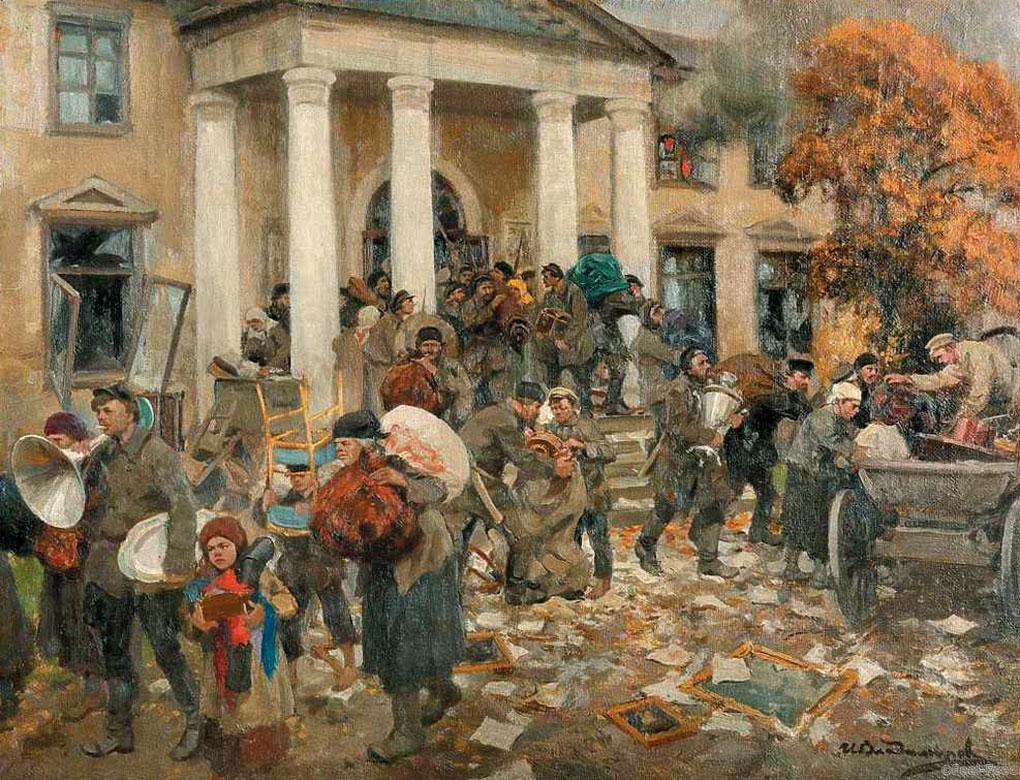 Разграбление помещичьей усадьбы