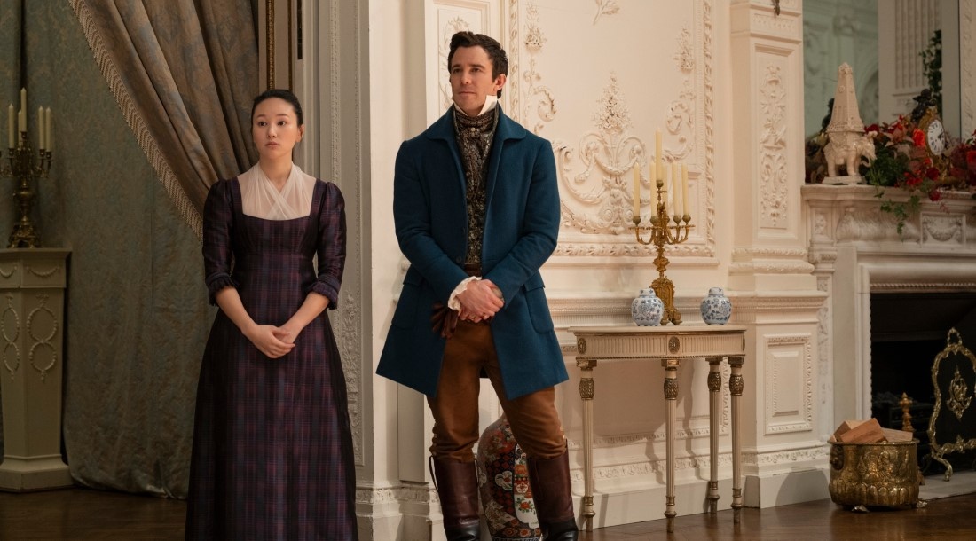     Кадр из 4 сезона сериала «Бриджертоны» (2026)