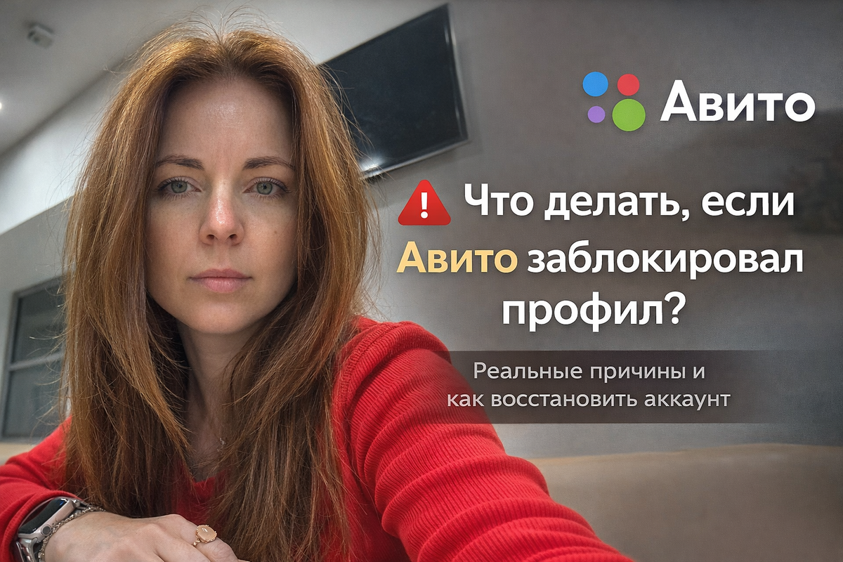 Что делать, если Авито заблокировал профиль? Причины блокировки.