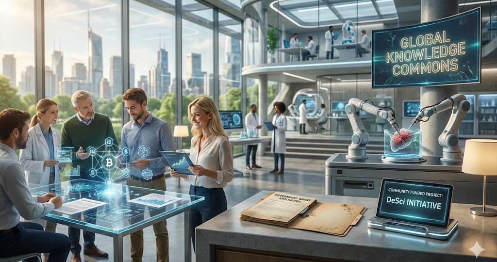 Учёные больше не просят денег у государства: как DeSci ломает монополию на знания и ускоряет прогресс