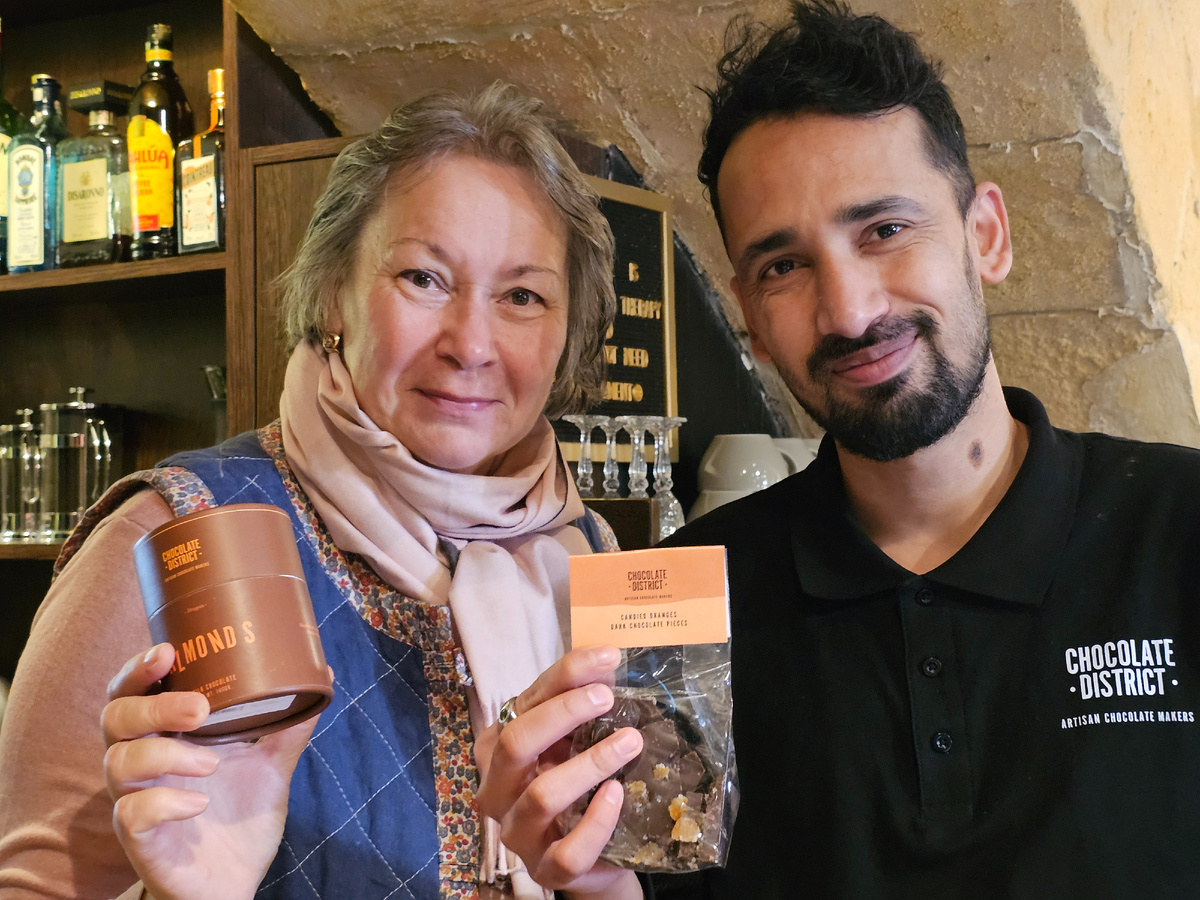 С совладельцем шоколадницы