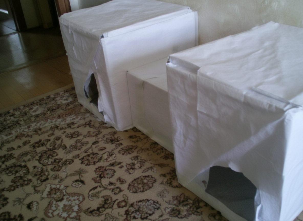 Из бумаги и клея Дима запросто мог построить дом