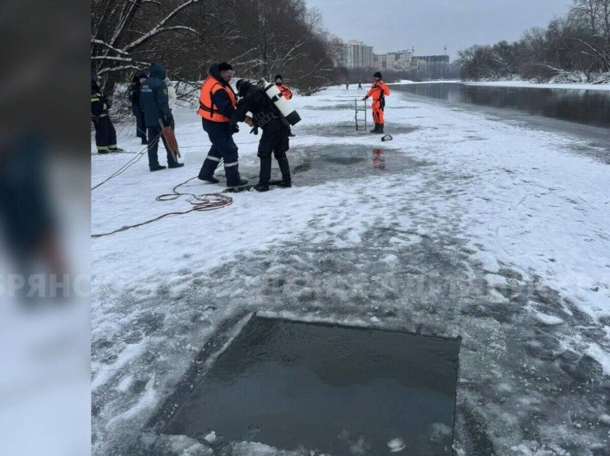    Место поиска детей, пропавших на реке Десна в Брянске | © Фото : Брянская городская администрация