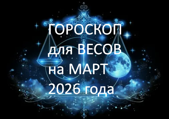 Прогноз для Весов на Март. фото из открытого источника