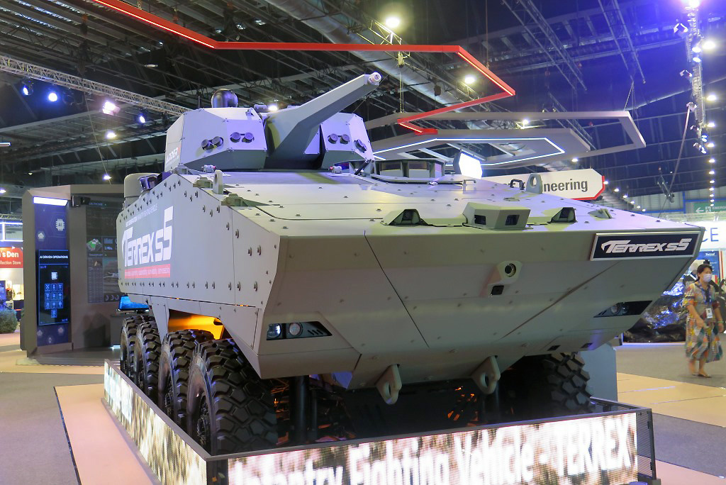 Сингапур заказал боевые машины пехоты нового поколения Terrex S5 8x8 собственной разработки. Фото: ST Engineering