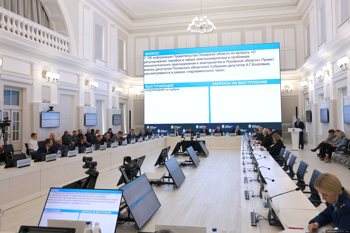 Фото: пресс-служба Псковского областного Собрания депутатов