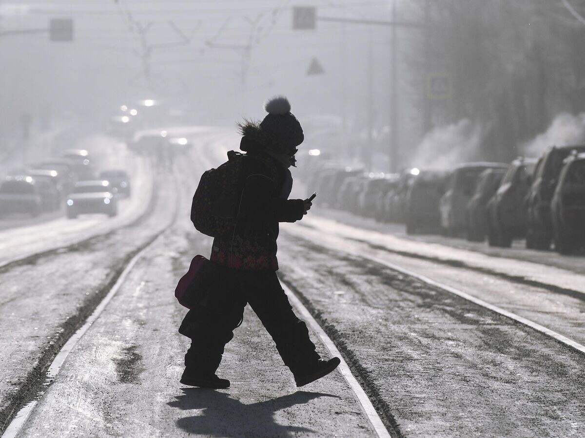   Ребенок переходит дорогу | © РИА Новости / Александр Кряжев