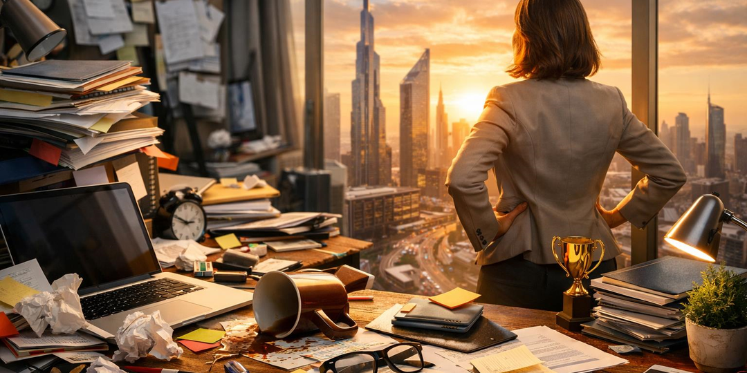 5 причин, почему вы подсознательно выбираете беспорядок, и как это неожиданно помогает вам в карьере