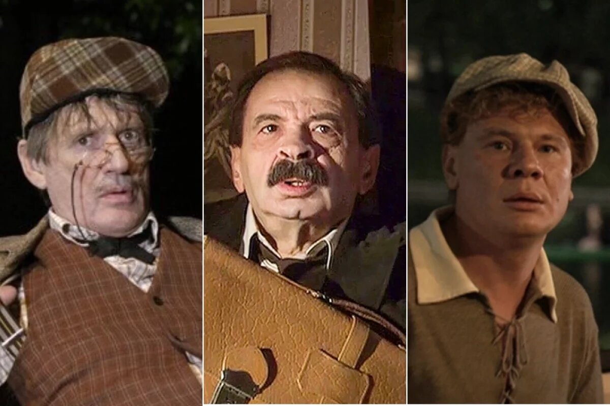    Александр Абдулов, Илья Олейников и Владислав Галкин — актёры сериала «Мастер и Маргарита» (2005) режиссёра Владимира Бортко.