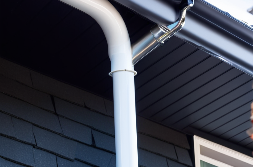 Водосливная труба для кровли: виды материалов, диаметры и правила монтажа системы