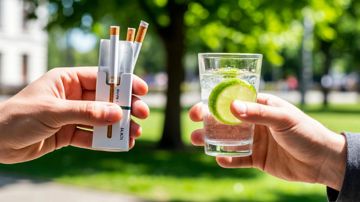 Момент выбора. Кажется, что всё тянет к старой привычке, но рука уже ищет что-то свежее и настоящее. Этот шаг — самый важный.