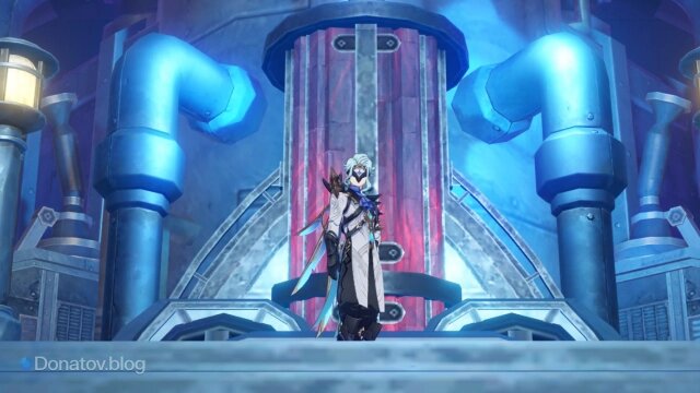    Дотторе в лаборатории