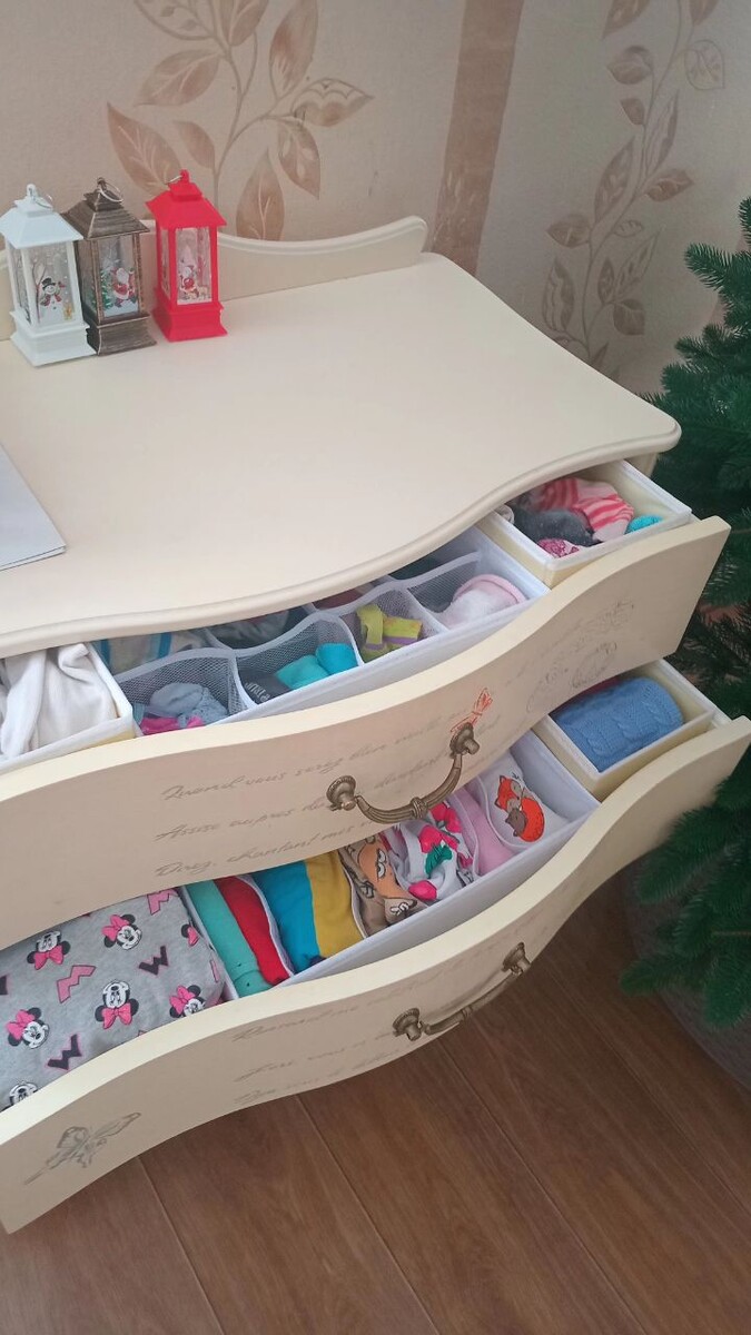 Упорядочила с помощью органайзеров хранение