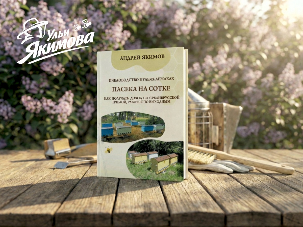 Пасека на сотке — книга о пчеловодстве Андрея Якимова
