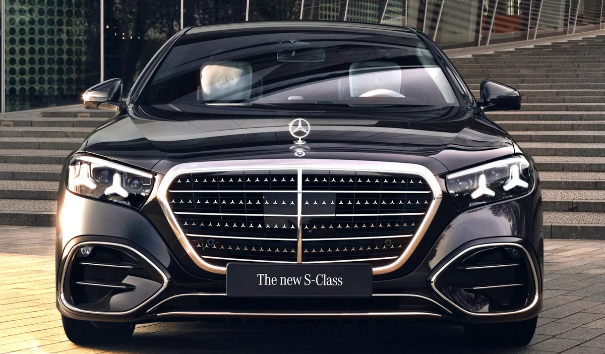 Новый вид передней части Mercedes-Benz S-Class 2027