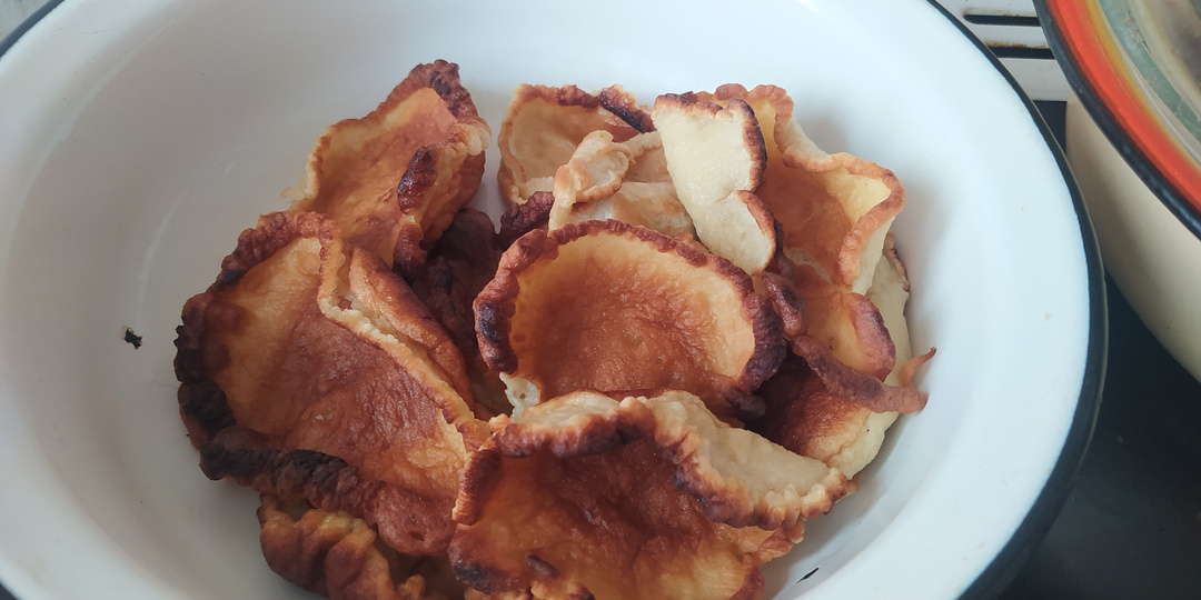 Вкусные сладкие оладушки "Шапочки" (рецепт)