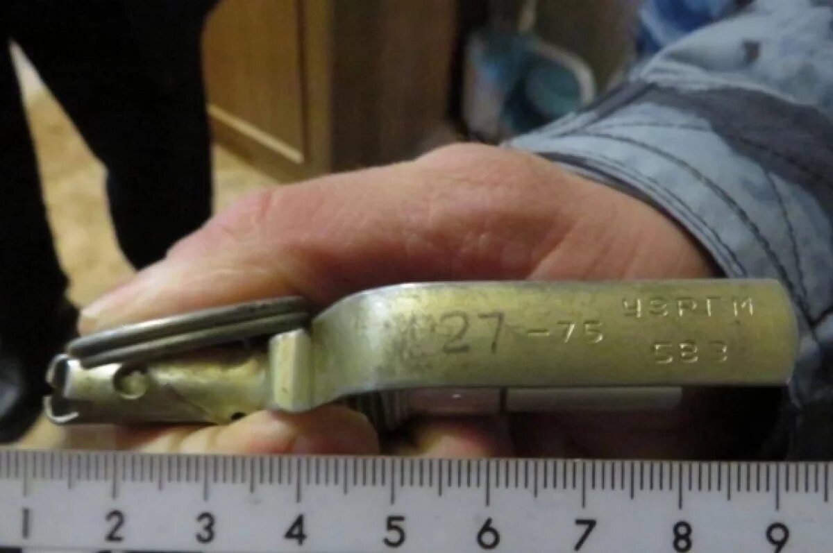    Оренбуржец обнаружил в квартире покойного отца гранату и патроны