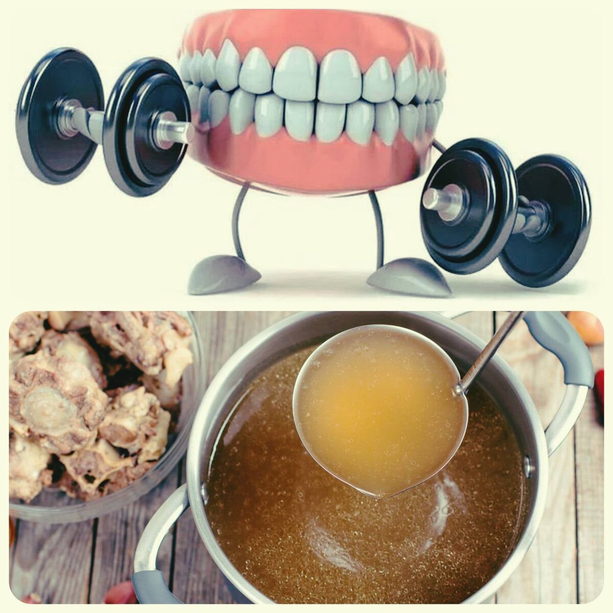 Костный бульон - залог здоровья костей и зубов