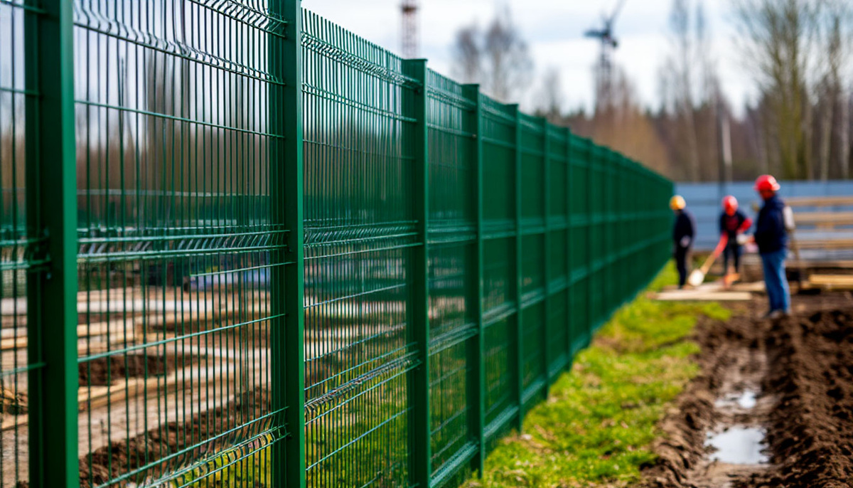 Забор-Фактор, 3D‑забор в строительстве, 3Д забор ограждение строительного участка