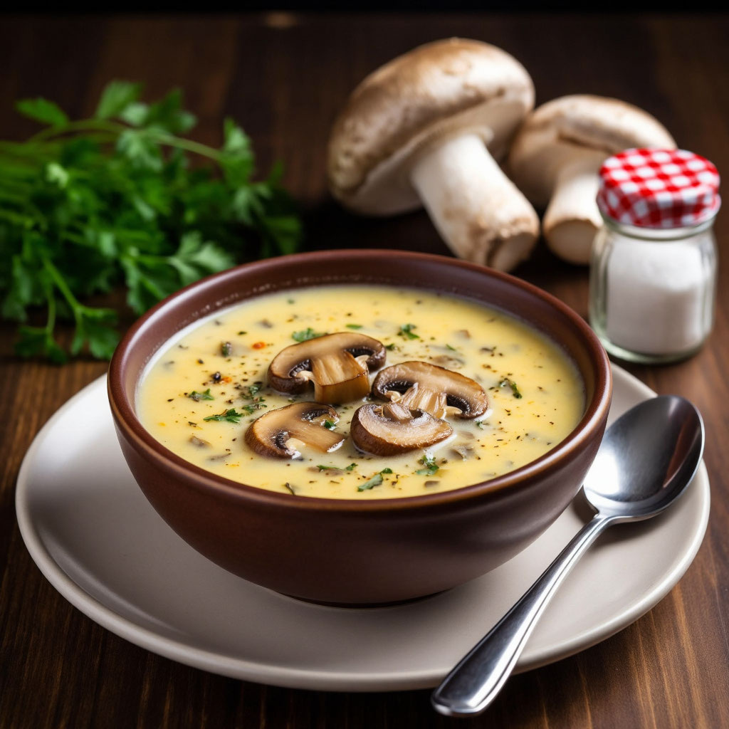 Сырный суп с грибами: нежный, ароматный, без мяса 🍲