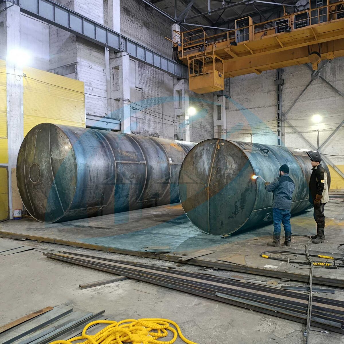 Момент изготовления резервуара РГСп 30 м3 -ЗСО-КВАВЗАР