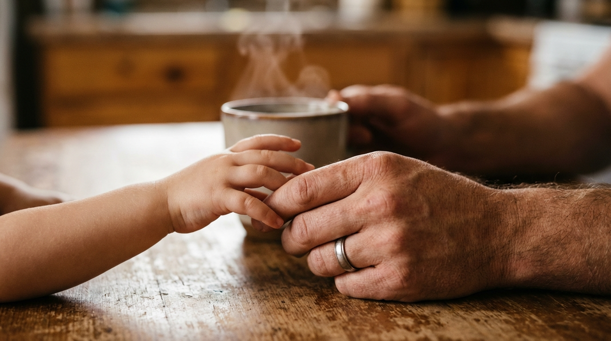 Родительская защита и любвь - мягко, но решительно предотвращая опасность.