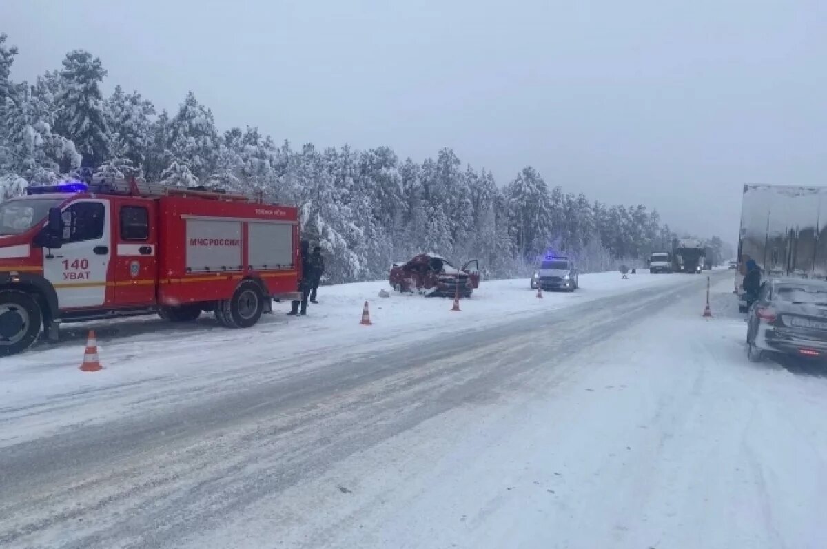    Смертельная авария произошла на трассе Тюмень – Ханты-Мансийск