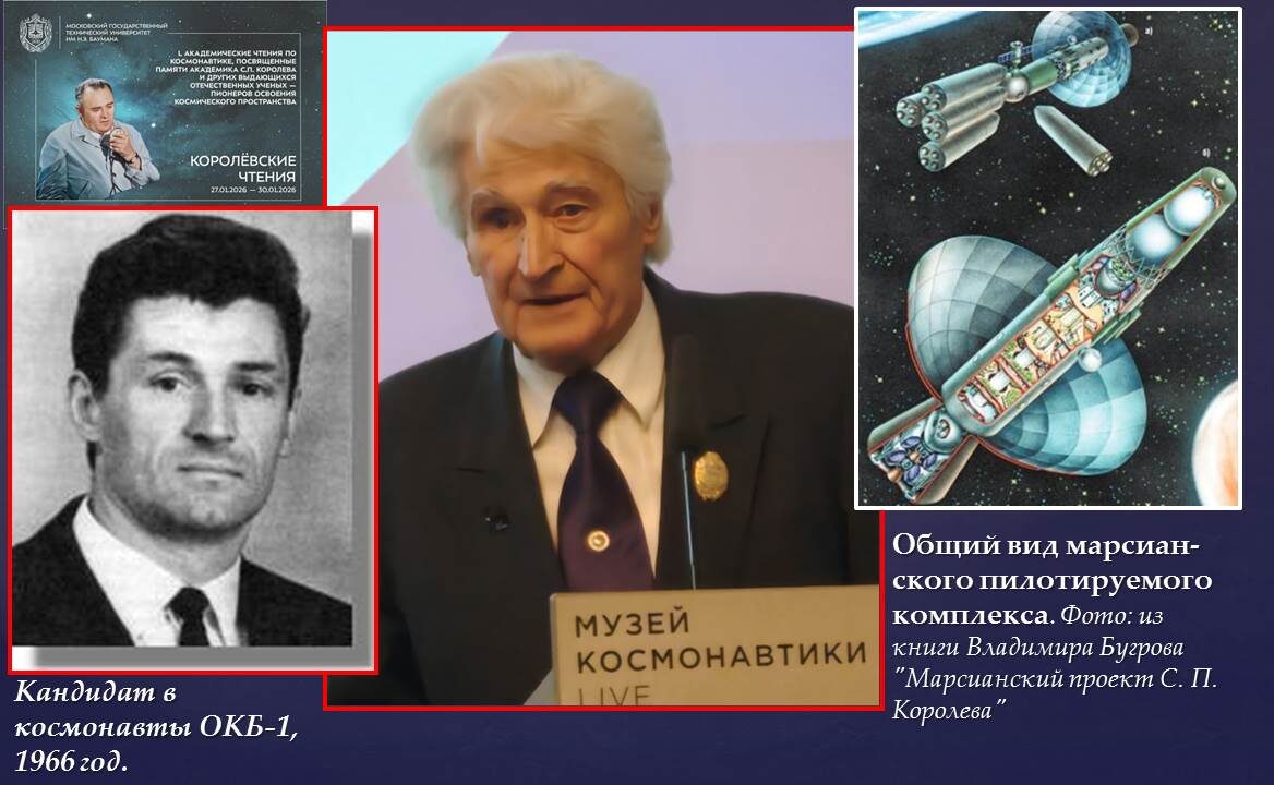 28 января 2026 года на "Королёвских чтениях 2026" (Секкция № 10)