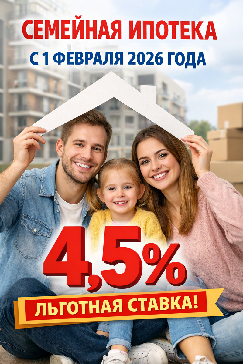 Семейная ипотека 2026