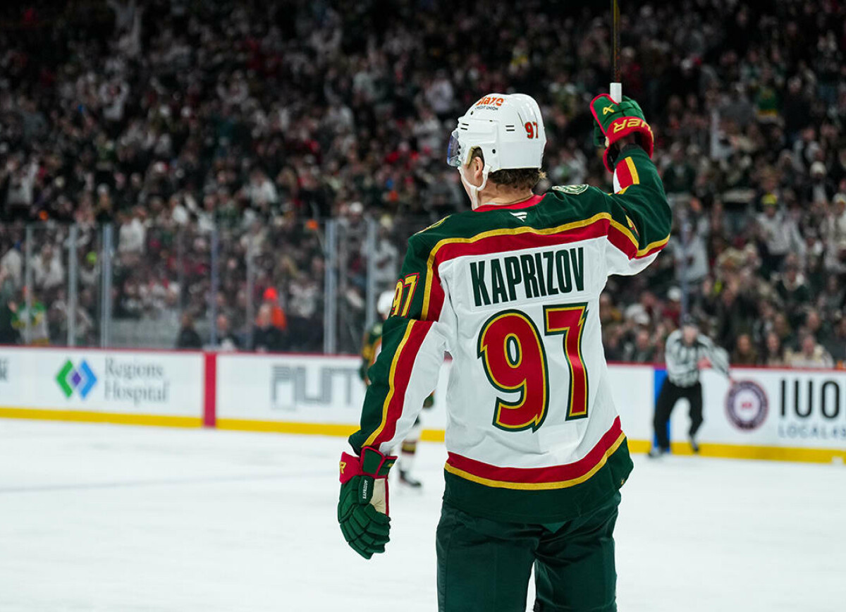     В Миннесоте о Капризове, ставшем первой звездой недели НХЛ: буквально разрывал протокол