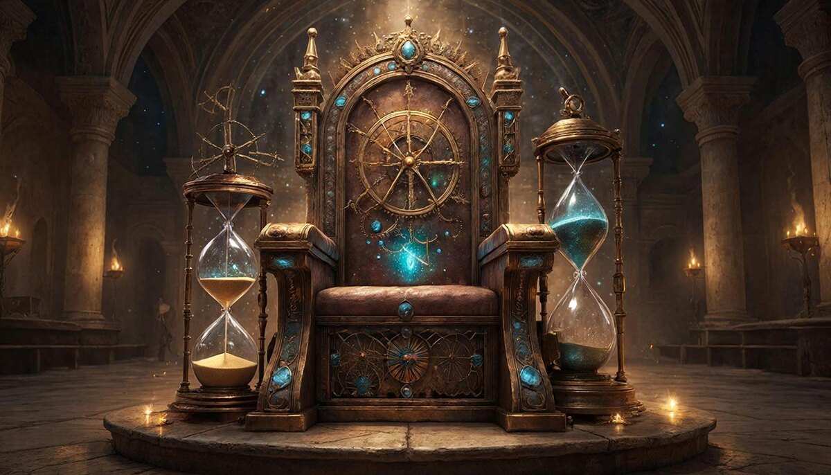 Трон Времени из мира Вертонии находится на стыке миров