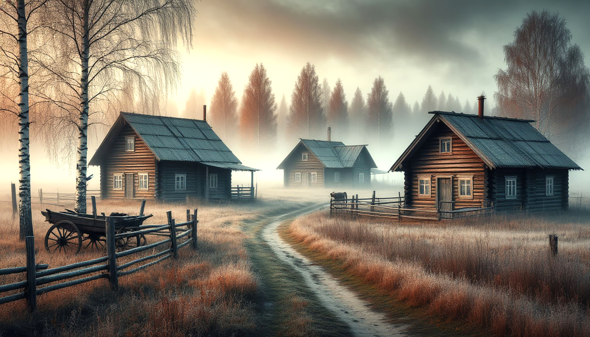 Это была живописная деревня.