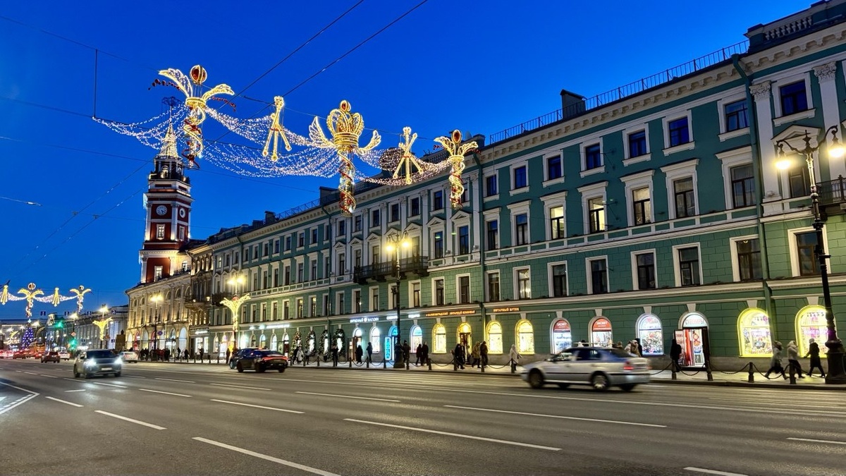 Вечерний Невский проспект