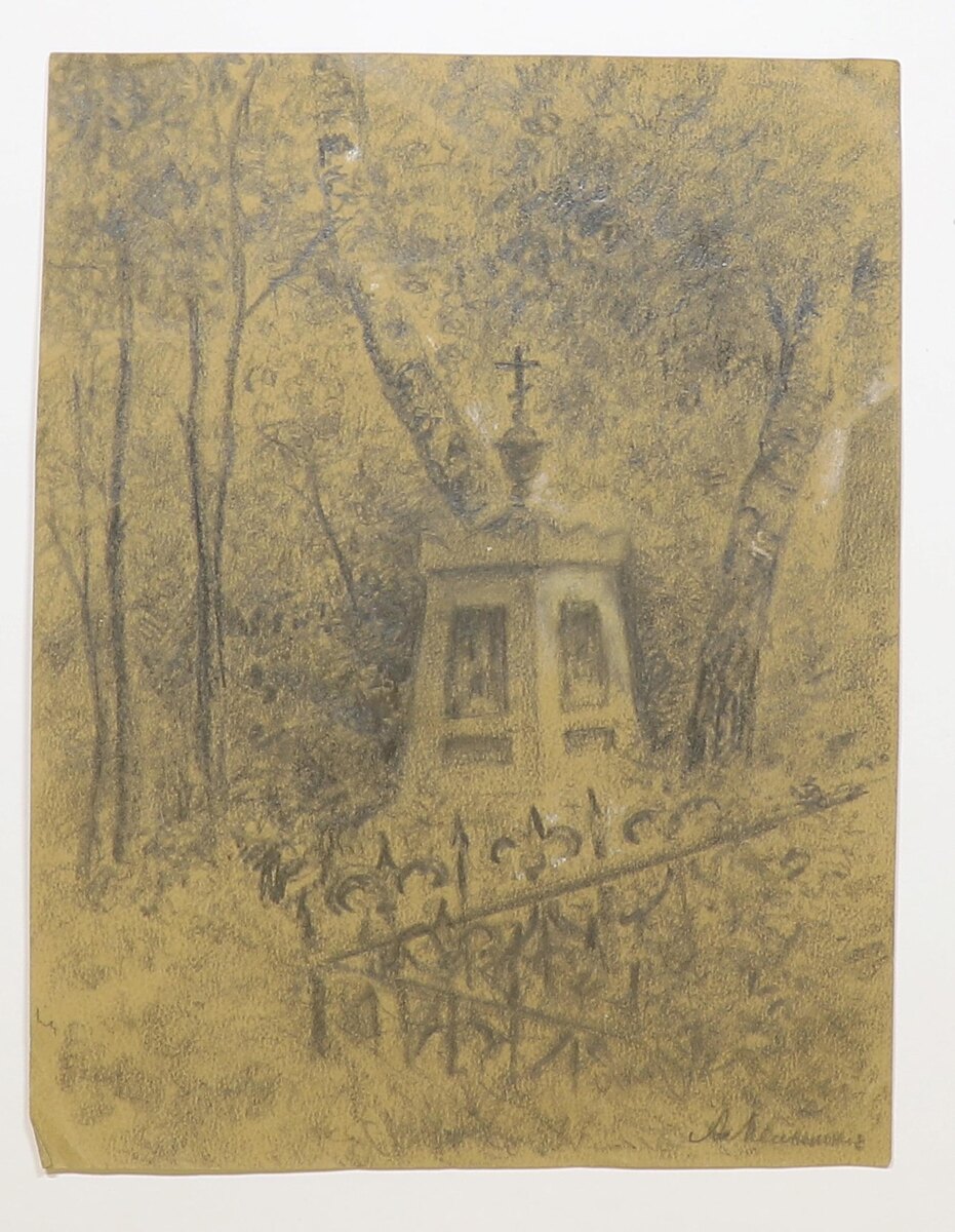 Мельников А.П. Могила Кулибина И.П. на Петропавловском кладбище в Нижнем Новгороде