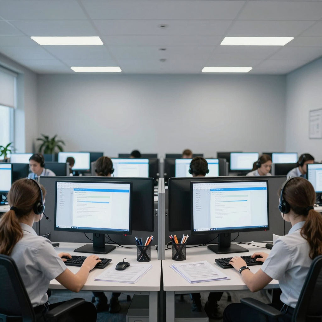 Освещение в офисе