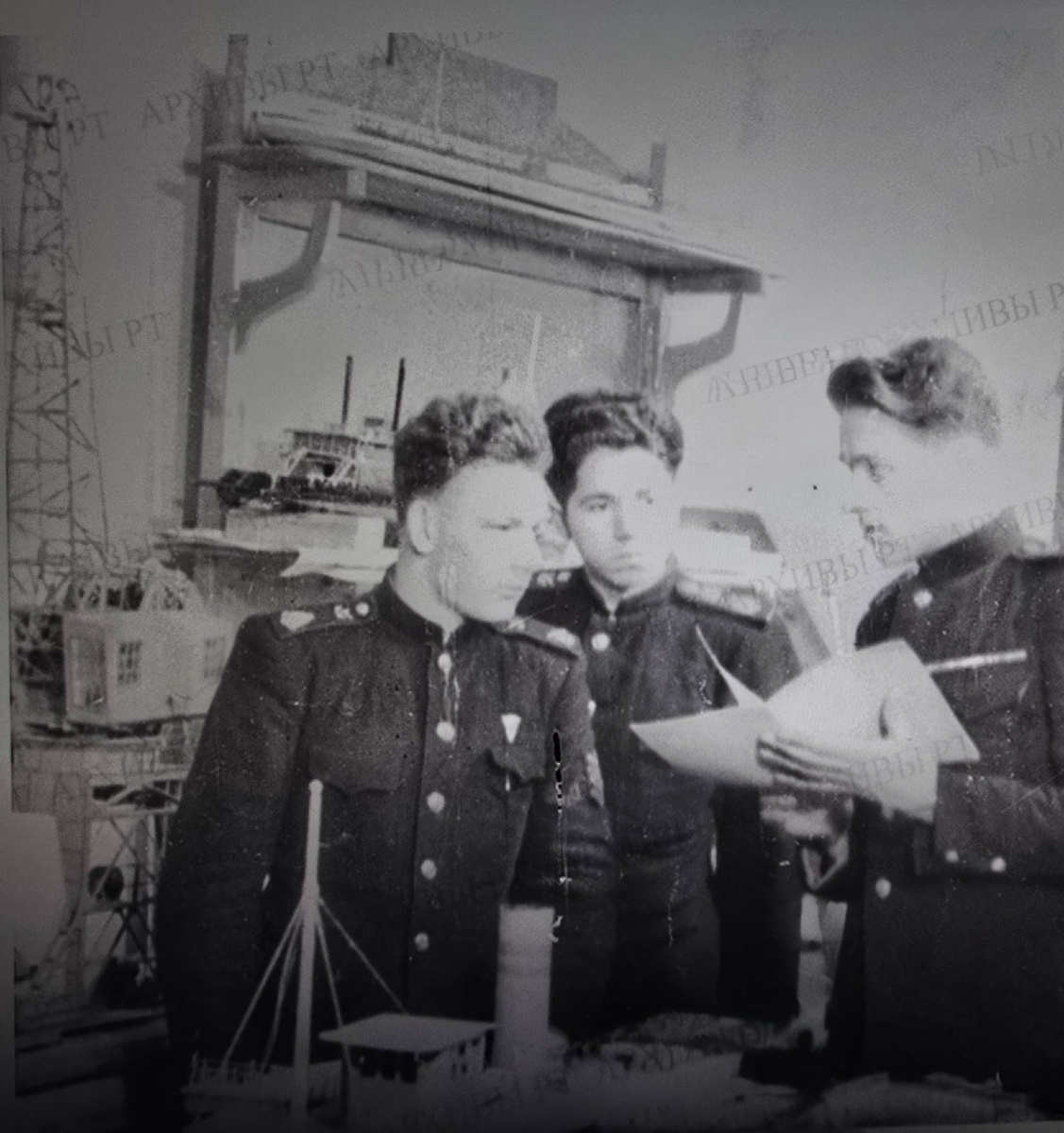 Студенты Казанского речного техникума. Начало 1950-х гг. Фото из архива Института морского и речного флота им. М.П. Девятаева.