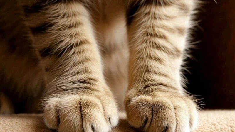     Кошачьи лапки. Кот. Кошка. Шедеврум/Altapress.ru