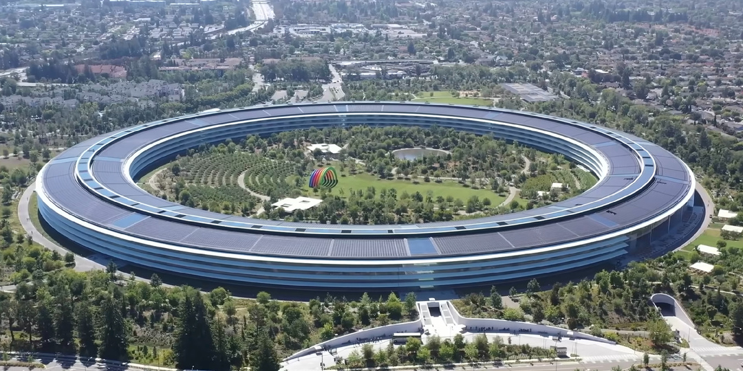 Apple Park — корпоративная штаб-квартира Apple за 5 миллиардов долларов