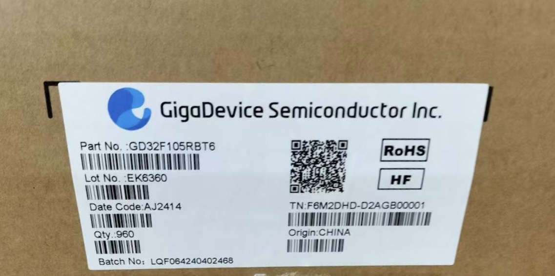 GigaDevice Semiconductor Series GD32F105RBT6.