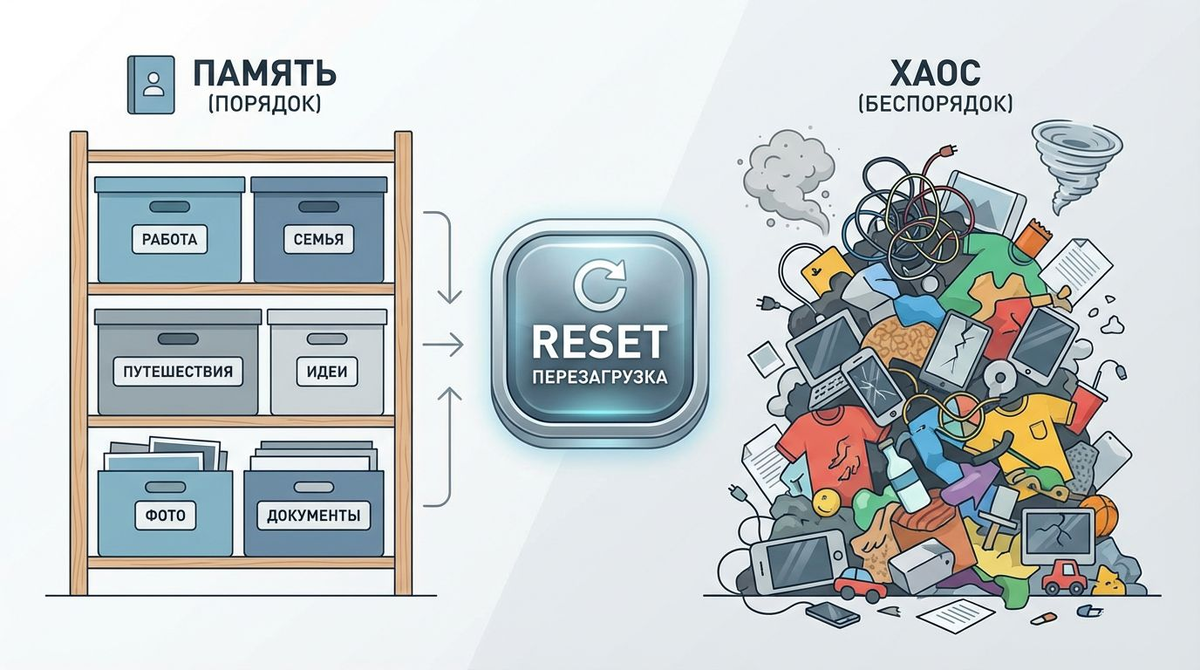 Порядок из хаоса. Миссия кнопки «Перезагрузка».