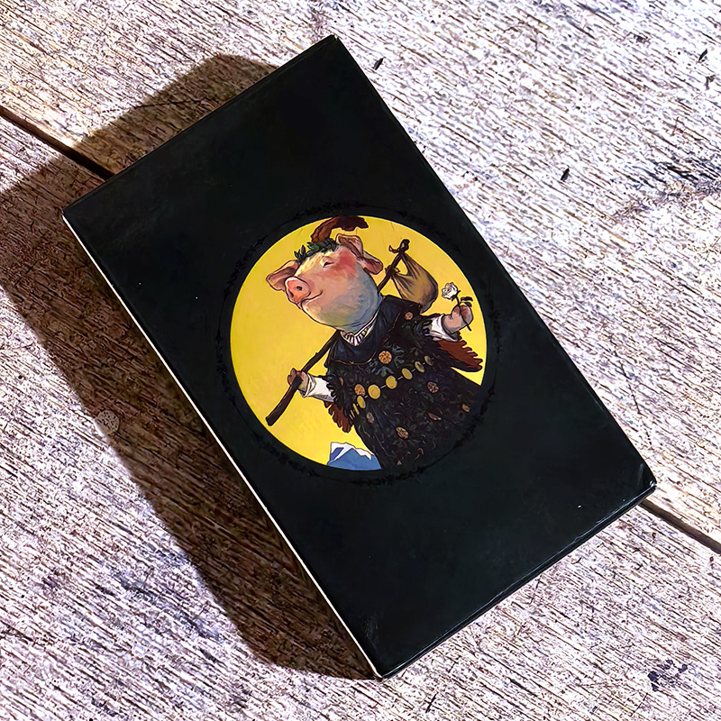 Animal Tarot: дизайн обратной стороны коробки "пиратского" издания (фото моё)