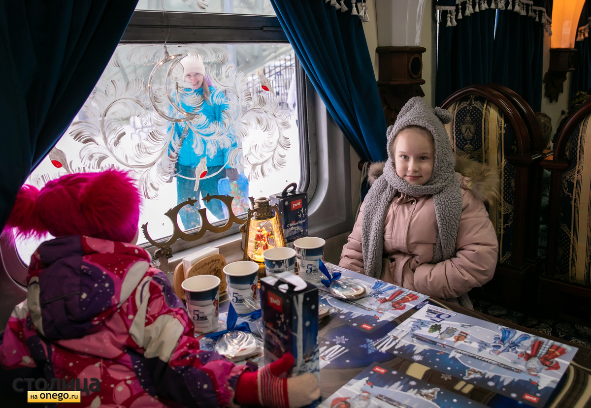    Поезд Деда Мороза вернулся в Карелию© Людмила Корвякова