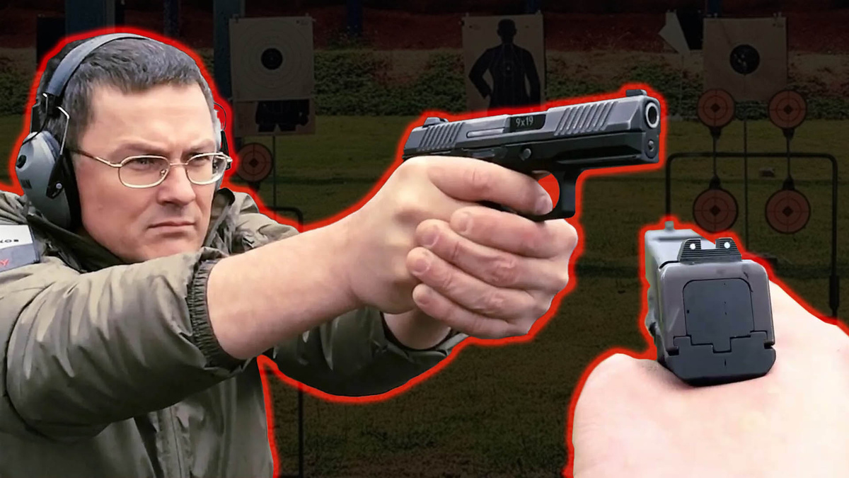 Пистолет Лебедева компактный ПЛК / коллаж РСИ, фото концерн Калашникова