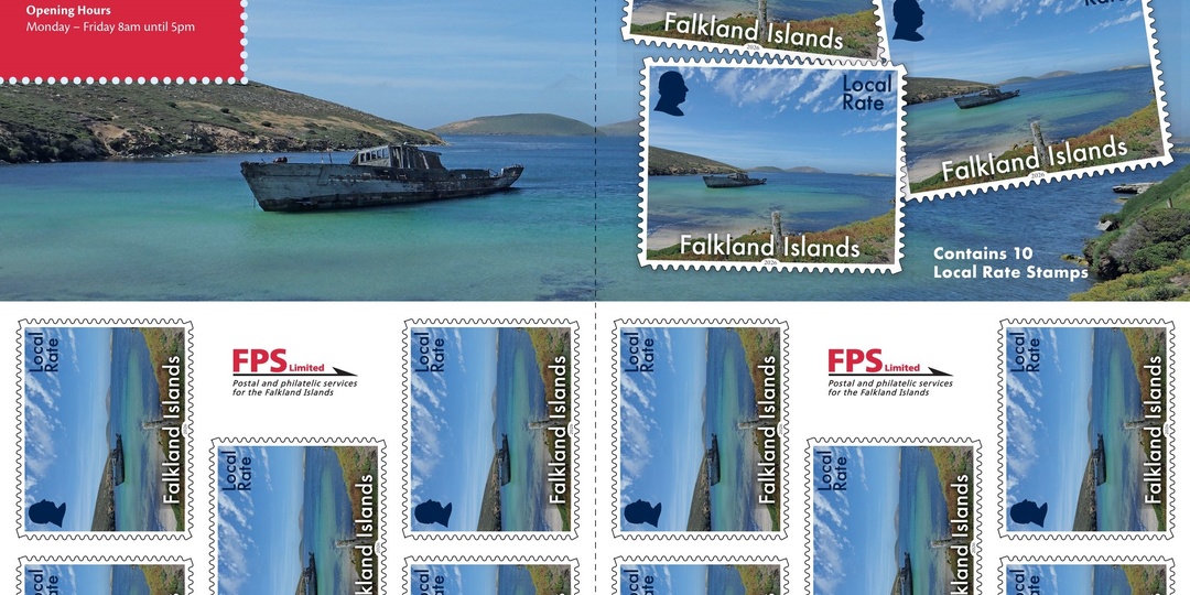 Локальный выпуск почтовых марок Фоклендских островов.