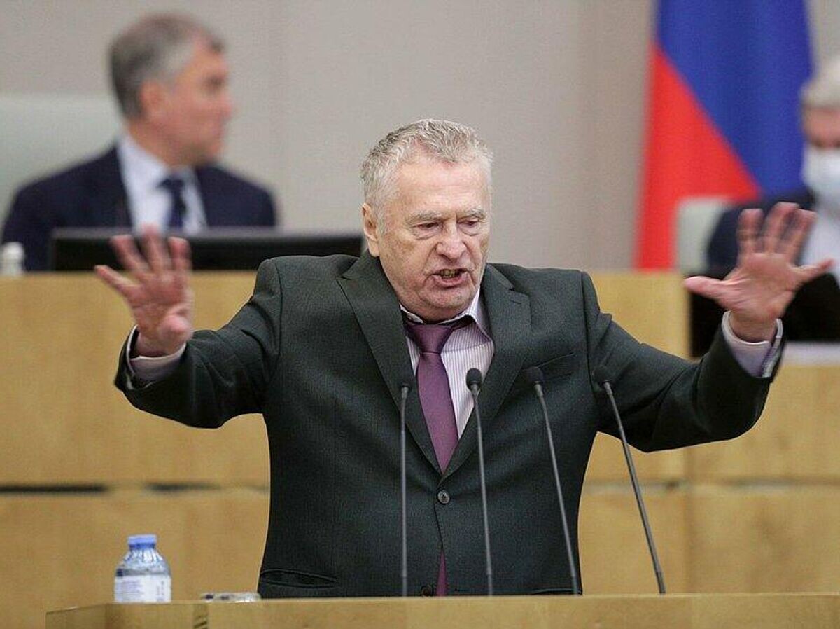    Руководитель фракции ЛДПР Владимир Жириновский выступает на пленарном заседании Государственной Думы РФ | © РИА Новости / Пресс-служба Госдумы РФ