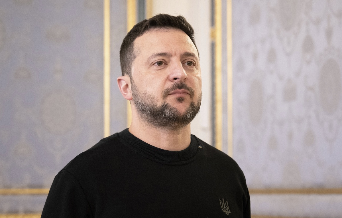    Владимир Зеленский  Brendan Smialowski/Pool Photo via AP