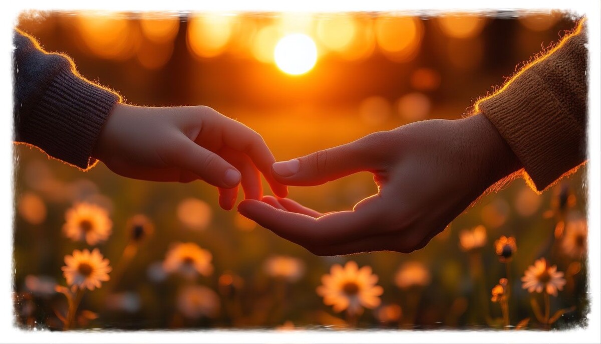 ... их пальцы сплетены в особом, «секретном» рукопожатии.