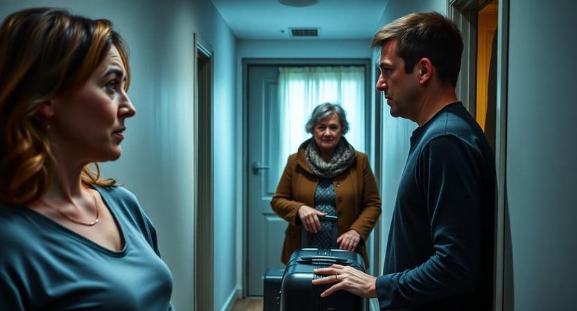 — Мы решили, что мама поживёт у нас, а ты, Марина, перебьешься — заявил муж, швыряя мой чемодан