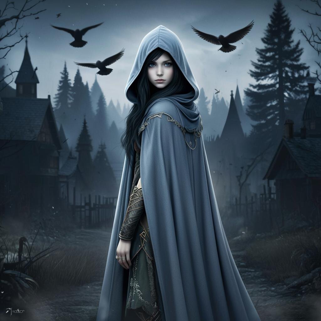 Кьяра после того, когда стала темной эльфийкой